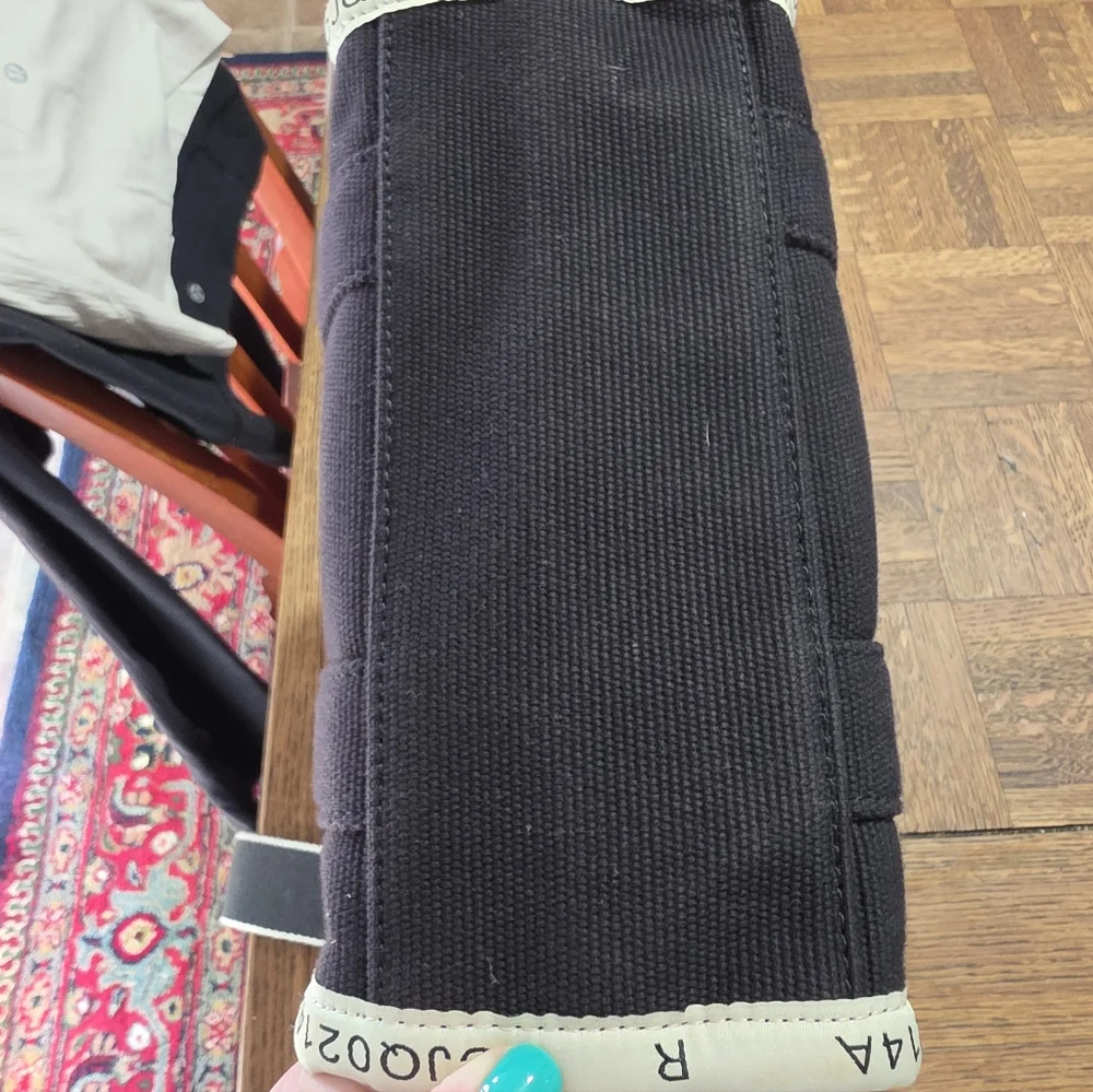 Marc Jacobs Black and White Canvas Mini Tote Bag - Picture 7 of 11